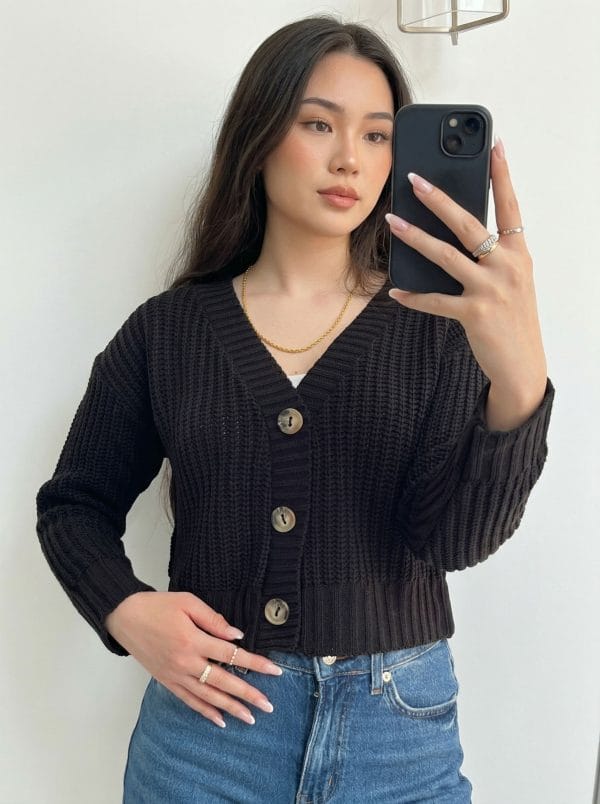 Crop Chunky Cardigan