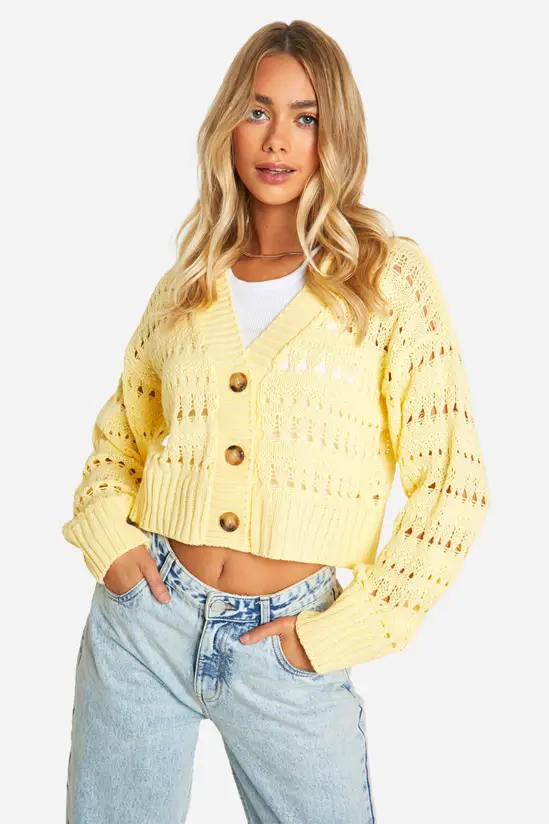 hzz02642_butter_xl (1) Crochet Button Through Crop Cardigan