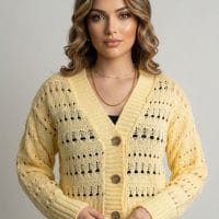 Crochet Crop Cardigan
